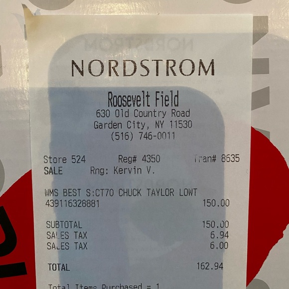 Converse Chuck Taylor worn once - Picture 4 of 10